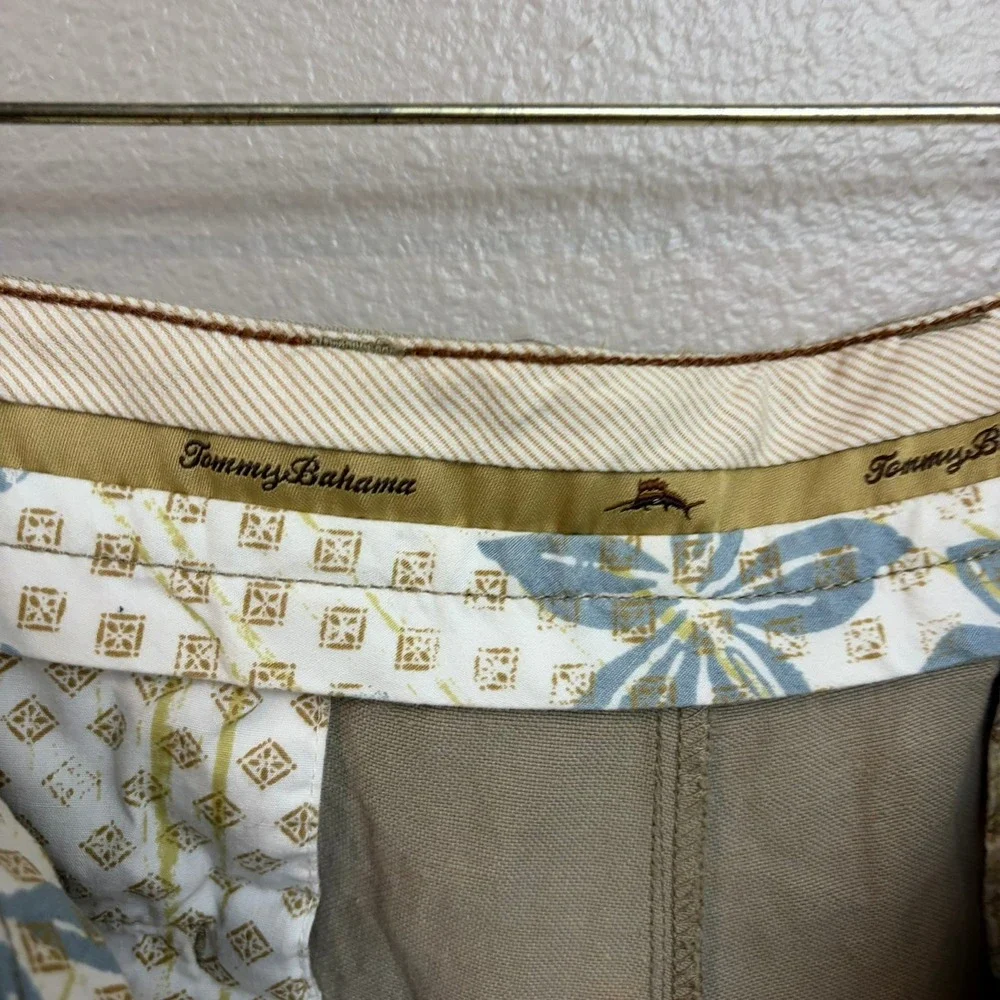 Tommy Bahama‎ Pants Men's 36 (Fits 38x34) Linen Silk Khaki Straight Leg